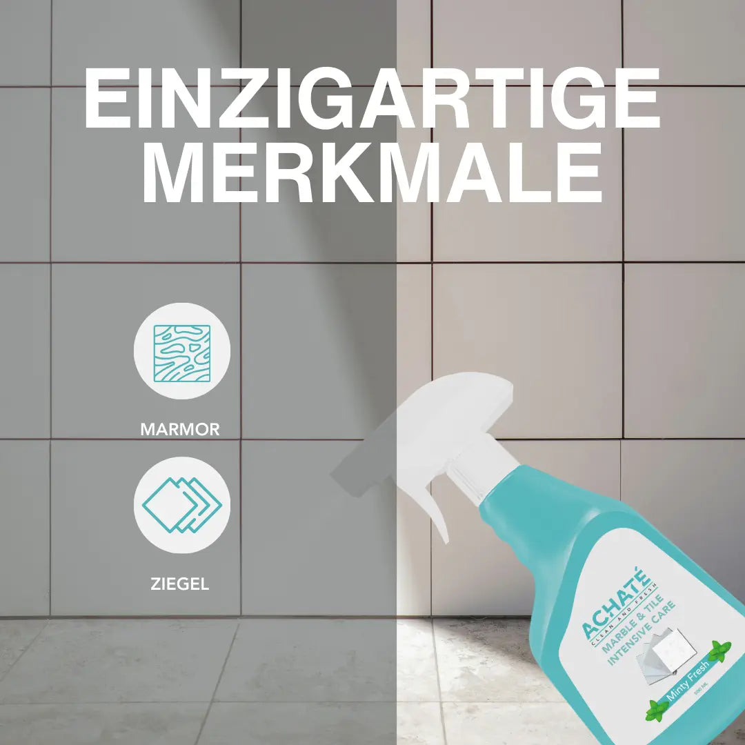 Achaté Clean and Fresh – Marmor- und Fliesenreiniger – Spray, 473 ml